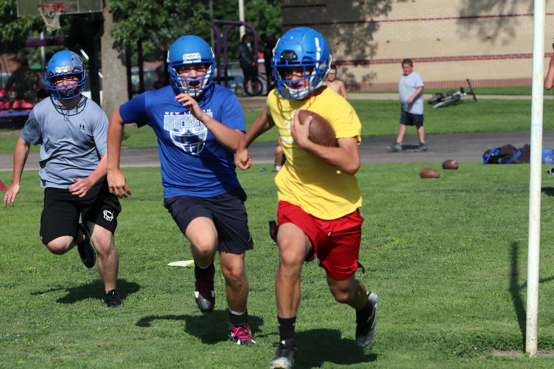 New Lisbon Football Practice